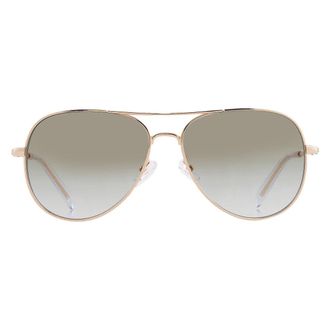 Tory Burch Green Gradient Pilot Ladies Sunglasses TY6114 33438E 58