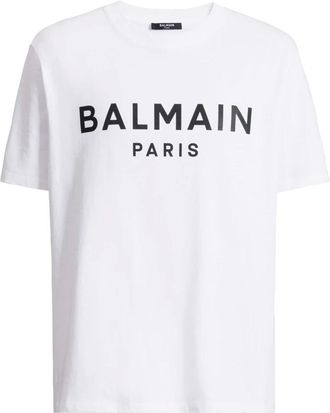 Balmain Hombre, Camisetas, Blanco, Talla: XL