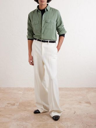 Tom Ford Cotton and Silk-Blend Shirt