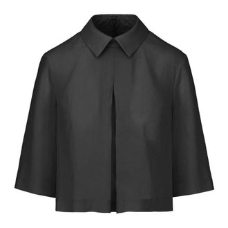 Bomboogie Blusa Regular Fit en Lyocell - Blouses & Shirts - Mujer - Negro - XL