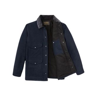Filson Mackinaw Wool Cruiser Jacket - Heren - Jassen - Blauw - Maat: S Wol