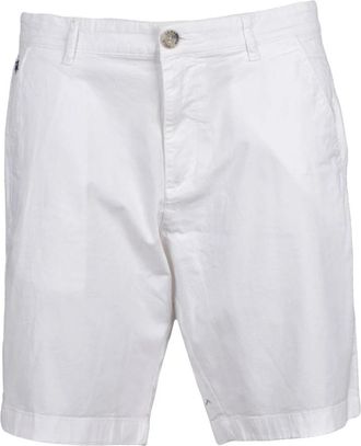 La Martina Casual Shorts - Heren - Korte Broeken - Wit - W32 - Katoen - Korte Broeken