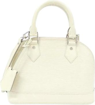 Louis Vuitton Pre-owned Mini Bags, female, White, Size: ONE SIZE Pre-owned Alma BB Epi Bag