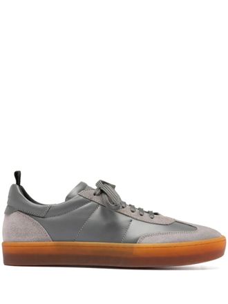 Officine Creative lace-up sneakers - men - Buffalo Leather/Rubber/Calf Leather - 42 - Grey