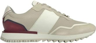 Tommy Hilfiger Retro Runner Logo Sneakers - Dames - Sneakers - Beige - 40 EU - Schoenen