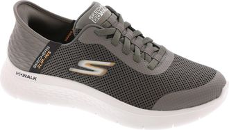 Skechers Mens Free Slip-ins Go Walk Flex-Hands Up Sneaker, Brown, 12 UK Wide