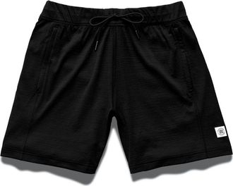 Reigning Champ Solotex Mesh Tiebreak 7-Inch Shorts in Black at Nordstrom, Size Xx-Large