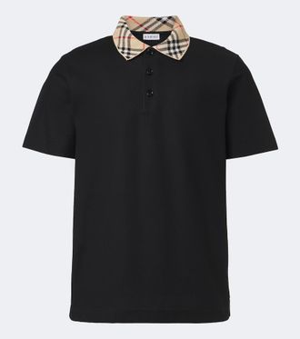 Burberry Polo Burberry Check de piqu&eacute; de algod&oacute;n