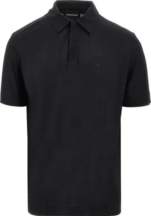 Emporio Armani Wool jersey polo shirt Man XXL