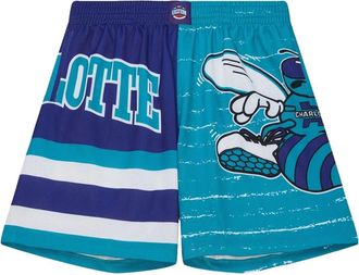 Mitchell & Ness Shorts Charlotte Hornets Jumbotron 3.0 - Blu