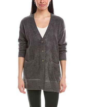 Barefoot Dreams Cozychic Lite Contrast Stitch Cardigan