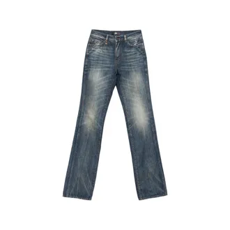 Amiri Monogram-charm Whiskered Straight-leg Jeans