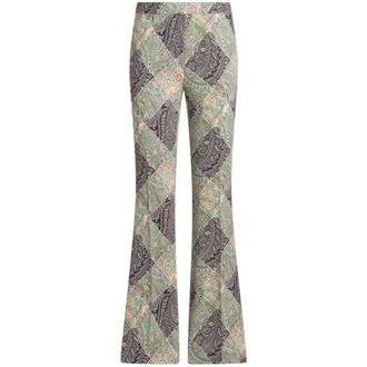 Etro Wide Trousers, female, Multicolor, XS, Stylish Wide Trousers