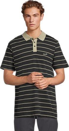 Volcom Ragstone Polo Mens Clothing Antique Black : MD, Cotton