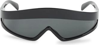 Prada Occhiali da sole a mascherina - Nero