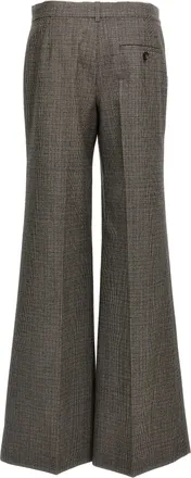 Stella McCartney Womens Gray Wool Flared Pants