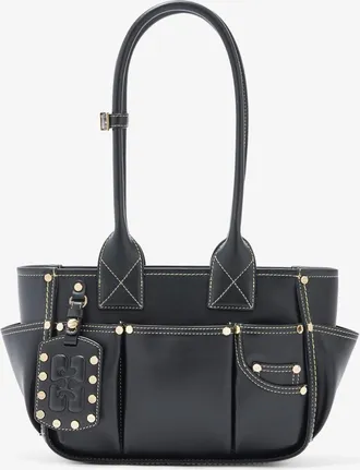 Ganni Black Posy Small in