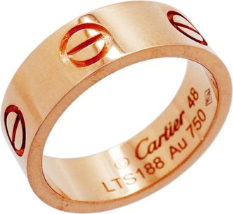 Cartier Pink Gold (18K) Band Ring (Pre-Owned)