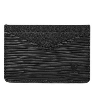 Louis Vuitton Pre-owned Wallets, female, Black, Size: ONE SIZE Pre-owned Card Case