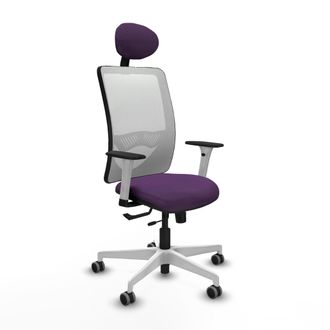 Piqueras y Crespo Silla De Oficina Piqueras Y Crespo Zulema Blanco Espuma Alta Densidad