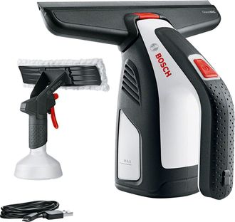 Bosch Aspiradora Limpiacristales A Bater&iacute;a Glassvac Solo Plus (bater&iacute;a Integrada, 3,6 V, Pulverizador, Pa&ntilde;o De Microfibra, Para Hasta 35 Ventanas)