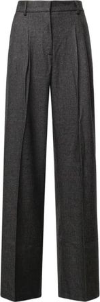 Andamane Wide Broeken - Dames - Wijde Broeken - Grijs - S - Polyester - Broeken