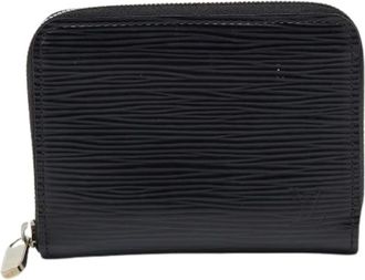 Louis Vuitton Pre-owned Wallets, female, Black, Size: ONE SIZE Pre-owned Leather Wallet