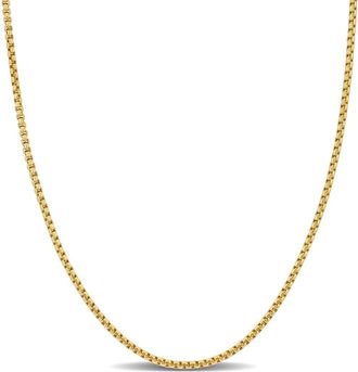 Delmar Round Box Link Chain Necklace, 1.60mm in Gold at Nordstrom Rack