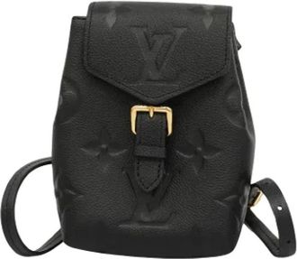 Louis Vuitton Pre-owned Leren Rugzak - Dames - Vintage Rugzakken - Zwart - ONE Size - Leer - Vintage