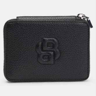 HUGO BOSS Accessoires Boss Anett Ziparound Tas met Dubbel B Monogram in Zwart