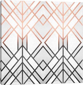 iCanvas Icanvas Gradient Geo Canvas Wall Art