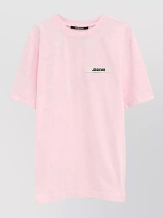 Jacquemus cotton logo patch short-sleeve t-shirt