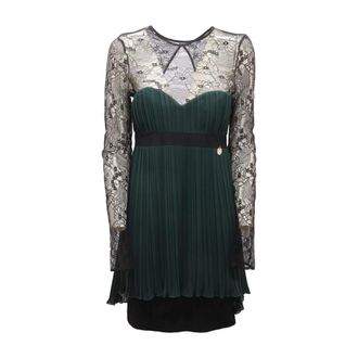 Mangano WO Lace Dress - Dames - Feestkleedjes - Groen - S - Polyester - Kleedjes