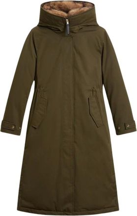 Woolrich Parka - Coats - Mujer - Verde - S