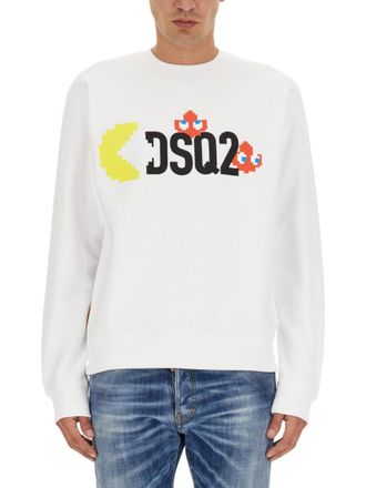 Dsquared2 White Crew Neck Sweatshirt