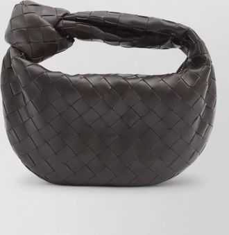 Bottega Veneta jodie mini leather clutch bag