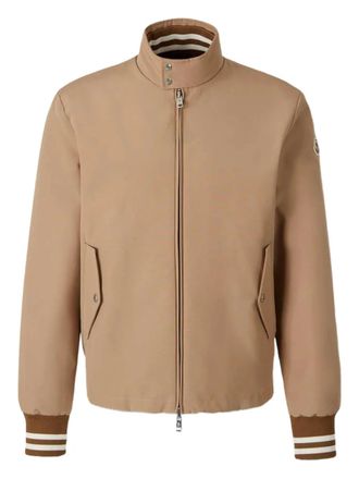 Moncler quilted zip jacket - Beige