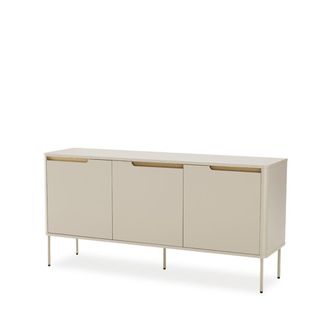 Koketto Home Aparador de 150 cm en color beige con puertas