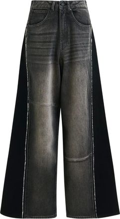 Essentiel Jeans con inserti Industrious2 - Nero