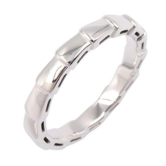 Bulgari Silver White Gold (18K) Band Ring (Pre-Owned)