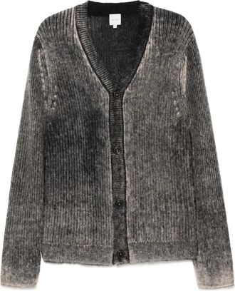 Paul Smith Cardigans, female, Gray, XL, Grey Acid Wash Cardigan