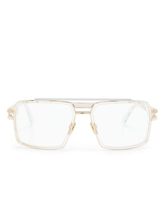 Cazal Bril met piloten montuur - Beige