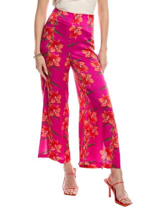 Borgo De Nor Borgo De Nor Halia Hammered Satin Silk Pant