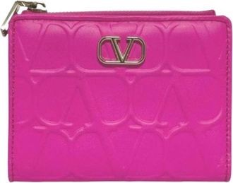Valentino Pre-owned Coin Purse - Dames - Vintage Accessoires - Roze - ONE Size - Leer - Vintage