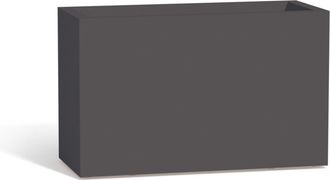 Monacis Monacis - Jardinera Rectangular De Resina 80x35 Cm Mod. Flowerpot Antracita