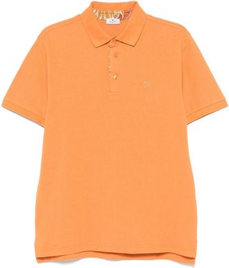 Etro Polo in piqué - Arancione
