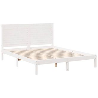 Berkfield Home Decorative Extra Long Bed Frame without Mattress White 140x210 cm