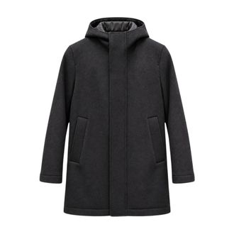 Manuel Ritz Neopreen Jas - Heren - Mantels - Grijs - Maat: XL