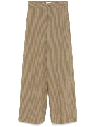Liu Jo Trousers In Green With Stripes
