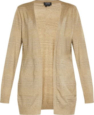 Usha Vest Dames steenbeige